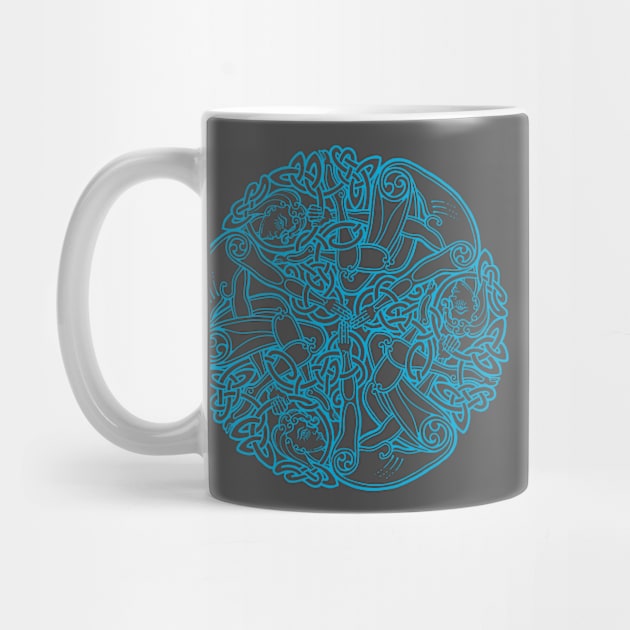 Celtic Triple Goddess - Blue by Dysis23A